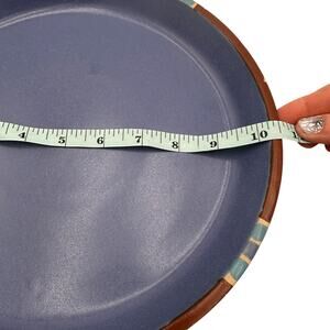 Dansk Blue Mesa Vintage Southwestern 10.5" Stoneware Dinner Plate